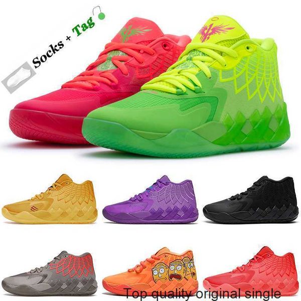 

basketball shoes trainers designer sneakers black blast red galaxy lamelo ball mb.01 men buzz city not from here queen city rick and morty
