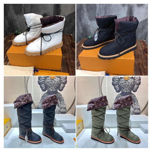 

pillow comfort ankle boot designer snow boots women winter fashion fur plush sheepskin warm booties size 35-42, Black