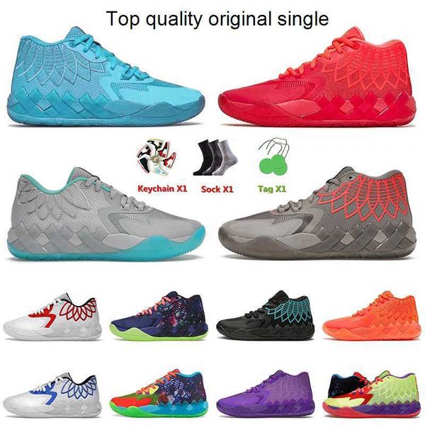 

pums lamelo ball mb.01 basketball shoes for mens size 12 all blue rick and morty red ridge beige buzz city galaxy tennis sports outdoor