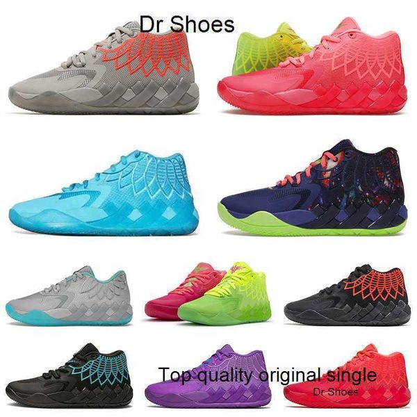 

lamelo balls mb.01 collaboration basketball shoes white silver ufo cat galaxy queen buzz city purple glimmer blue atoll red blast grey fiery