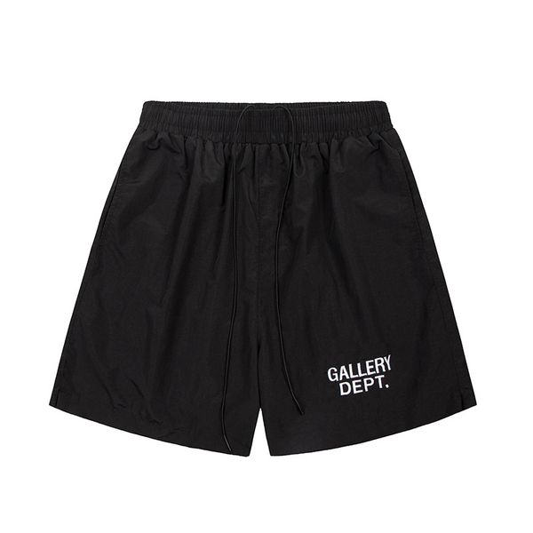 

fashion brand luxury mens shorts design drawstring letter print beach capris summer casual sports shorts black, White;black