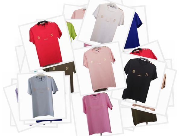 

polos luxury women's designer t shirt black red letter printed shirts short sleeve fashion brand designer tees asian size xs-xxl, White
