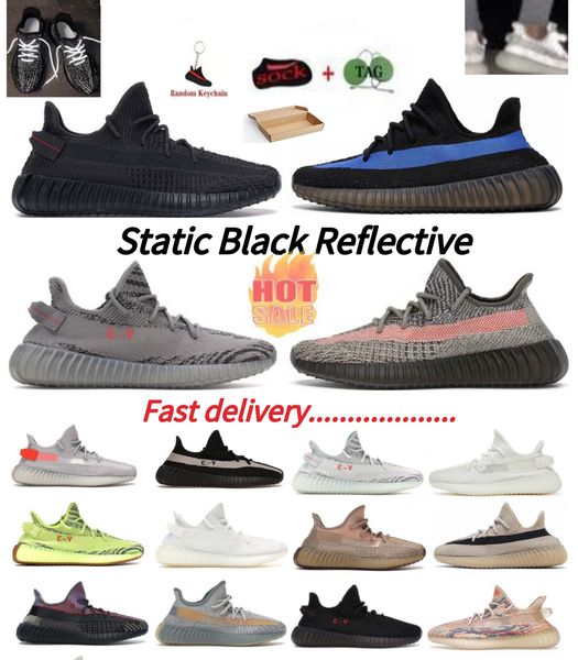 

designer sneakers casual shoes men's women's dazzling bule running shoes night static black reflective