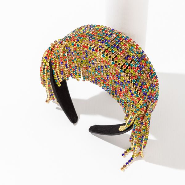 

3 style fashion with bright full rhinestone tassel bowshaped crown hairbands for girl women party hair jewelry accessories