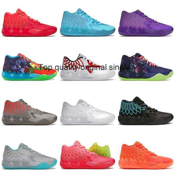 

lamelo ball mens size 12 basketball shoes 3 three balls rick and morty red queen city be you galaxy rock ridge buzz not from here beige