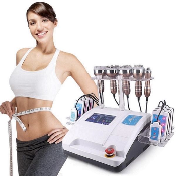 

6 in1 slimming machine vacuum cavitation frequency rf skin tighten loss weight beauty equipment
