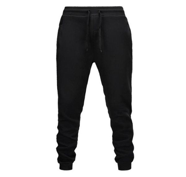 

men039s pants casual sweatpants solid fashion high street trousers men joggers quality gray sports4530685, Black