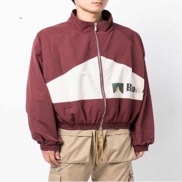 

designer fashion men women jackets for spring autumn outdoor sport windproof and waterproof hooded jacket, Black;brown