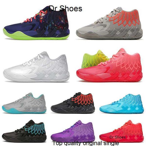 

women men's mb.01 lamelo ball queen city basketball shoes buzz city rick and morty sneakers designers sports shoes rock ridge red not f