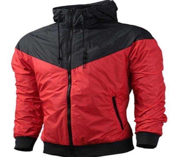 

fashion mens jacket spring autumn outwear windbreaker hoodie zipper fashion hooded jackets coat outside sport asian size men0397999679, Black;brown