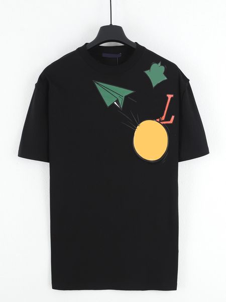 

men's plus tees polos round neck embroidered and printed polar style summer wear with street pure cotton m set shorts tshirt set w3qx, Black;brown