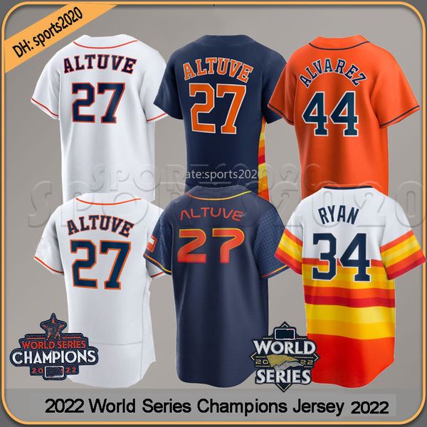 

2022 houston space city connect astros baseball jersey 27 jose altuve yordan alvarez alex bregman kyle tucker craig biggio justin verlander, Blue;black