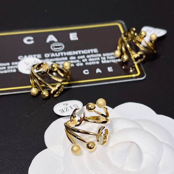 

fashion ccity women love rings luxury design gift wedding ball opening adjustable ring designer gifts jewelry accessories 18k gold plated mu, Slivery;golden