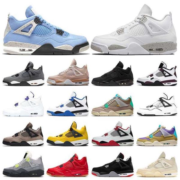 

jumpman 4 mens outdoor shoes 4s diy blact cat university blue white oreo shimmer fire red paris thunder women trainers sports sneakers