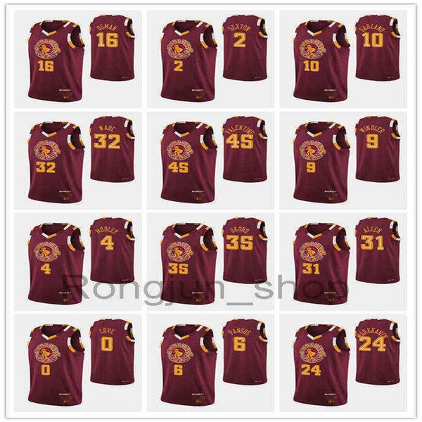 

-22 printed clevelands men lauri markkanen collin sexton evan mobley kevin love jarrett allen 75th anniversary cavalier jerseys340b
