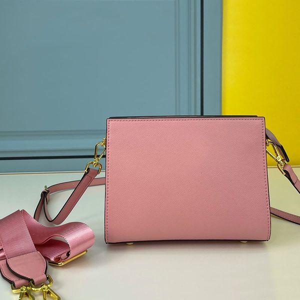 

shoulder bags solid color saffiano cross body bag fashion hardware letters mini bag multi compartment zipper packet removable double-shoulde
