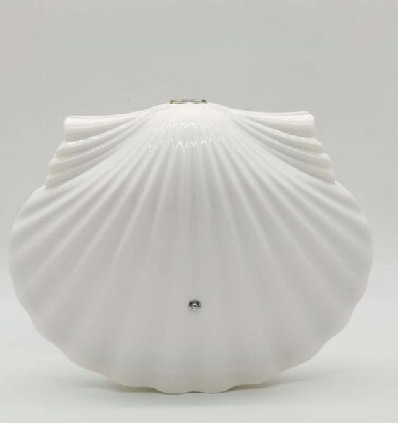 

elegant women brand evening bags scallop style clutch wallet fashion lady shell pearl wristband bag with gift box8329381