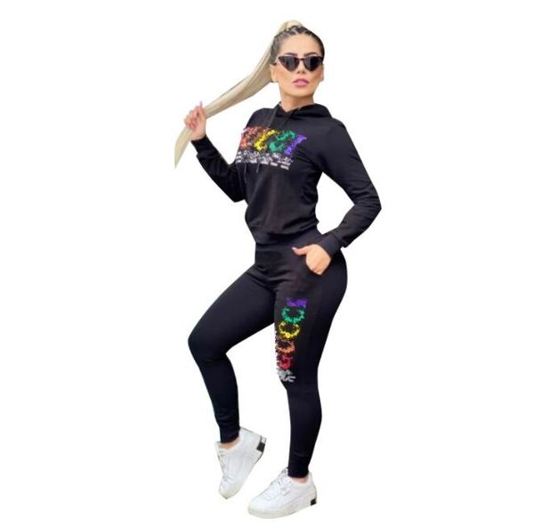 

women tracksuits hooded stand collar jacket sweatpant suits luxury designer ggity fashion jogging suit 2 piece set sportwear, Gray