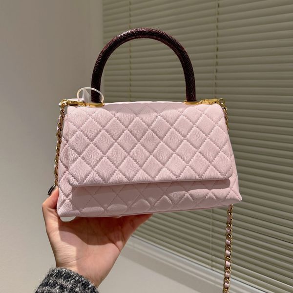 

designer selzburg co lizard handle quilted bags hass caviar calfskin gold metal matelasse chain crossbody with pouch wallets luxury large ca