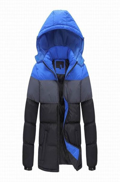 

new brand men winter jacket fashion sports outdoor winter down coat menmen outerwear jacket brand antiwind hooded jacket sports1138289, Black
