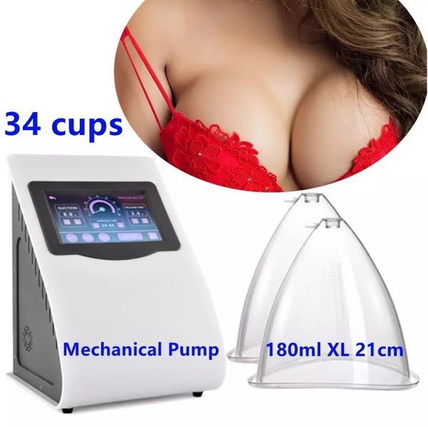 

beauty equipment 180ml xl 21cm breast enlargement machine vacuum pump butt lifting hip lift massage bust cupping body shaping therapy massag