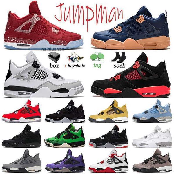 

2023 with box 4 jumpman basketball shoes woman canvas black cats 4s off oklahoma sooners red thunder men trainers white oreo taupe haze colu