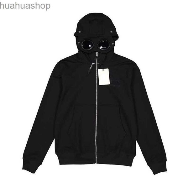 

men's hoodies sweatshirts luxury autumn designer mens jackets stone spring island cp coat fashion hooded men sports outerwear clothing, Black