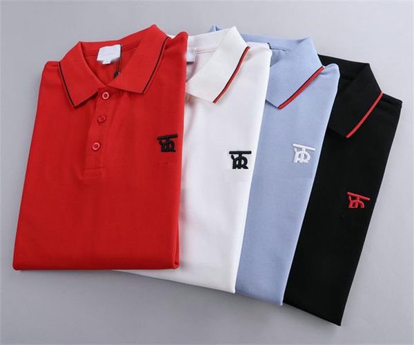 

2023designer fashion business clothing polo hugos embroidered collar details short sleeve polo shirt men's multi-color multi-colors tee, White;black