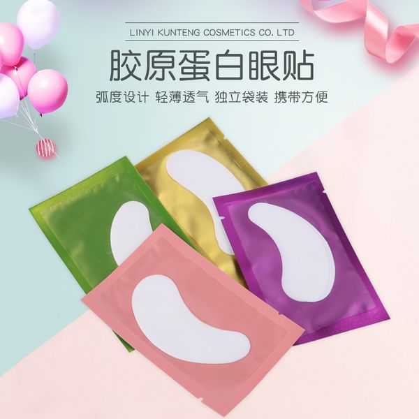

50/pcs makeup tool kits collagen eye patch isolation under eyelash grow eyes patch