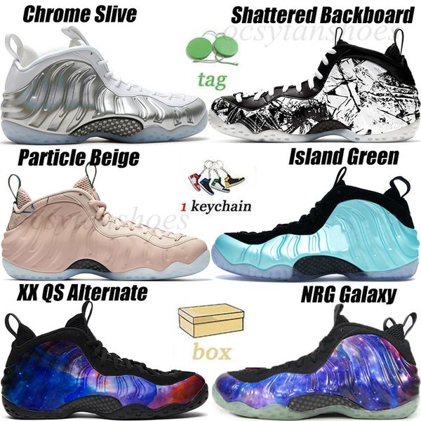 

sports sneakers foamposite one basketball shoes men nrg galaxy shattered backboard abalone anthracite black metallic gold mens trainers