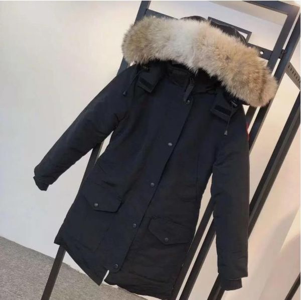 

winter acket women classic casual down coats stylist outdoor warm acket coat outwear 5-color size- s-2xl, Black