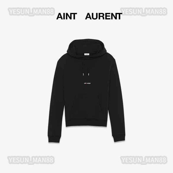 

men's hoodies sweatshirts designer luxury ysls classic fende hoodie sweater autumn fashion mens and womens couples slp letter printing, Black