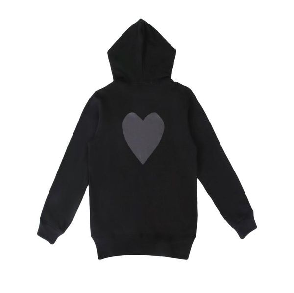 

hooded zipper jacket mens hoodie sweatshirt loose style fashion tide winter coat pullover homme clothing with heart embroidery pri4548598, Black