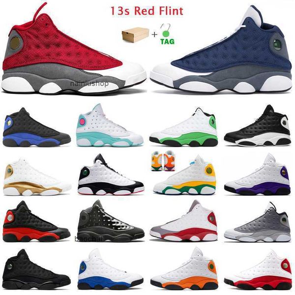 

2023 men women 13s basketball shoes jumpman 13 red flint hyper royal aurora green black cat bred mens trainers sports sneakers with box jord