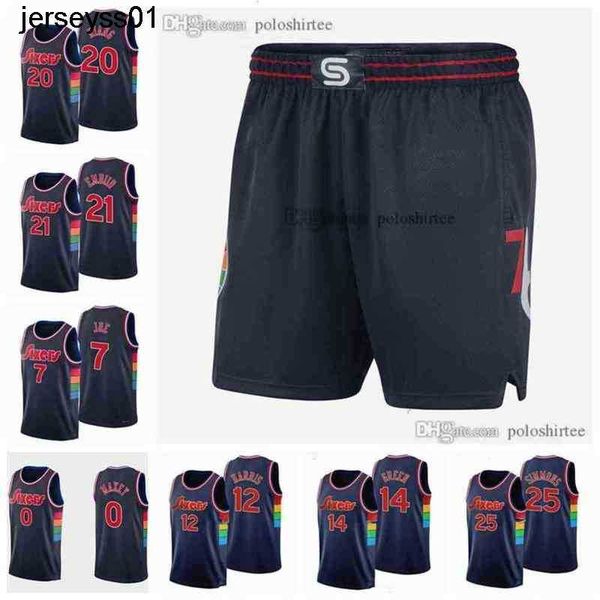 

seth curry georges basketball jerseys niang isaiah joe tyrese maxey joel embiid shorts jersey, Black;red