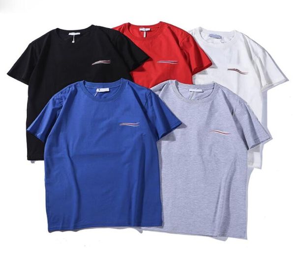 

summer fashion short sleeved t shirts tees for men and women lovers loose comfortable in 8 colors of pure cotton7519524, White;black