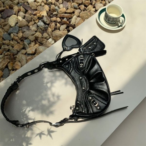 

casual shoulder handbags totes designer bag le cagole multicolour fine solid color pouch card holder female convenient crossbody motorcycle