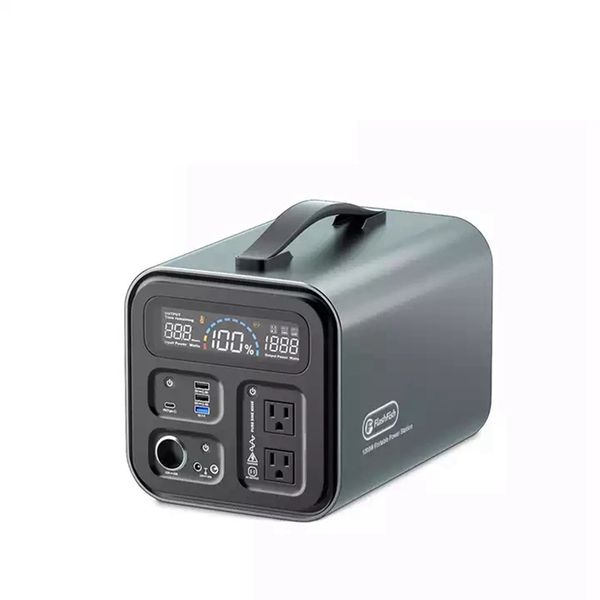 

1200w powerstation lithium ion batteries mini camp inverter electric solar generator powered charging station & power station