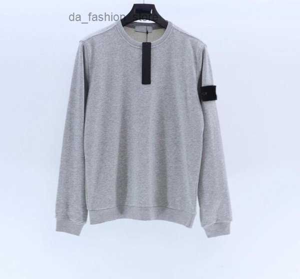 

autumn mens hoodies sweatshirts stone hooded island hoodie europen fashion sweater badge long sleeve hip hop streetwear pullover crewneck 49, Black