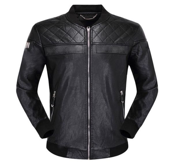 

black biker skulls faux leather jackets for men coats zipper slim fit short hip hop casual motorcycle coats male fitness clot3181367