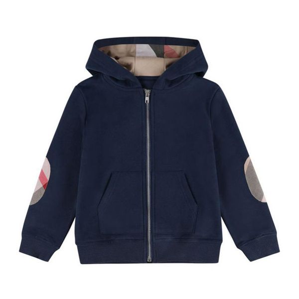 

2021 spring autumn baby boys jackets kids cotton zipper coats children hooded jacket boy outwear child casual cardigan coat226d, Blue;gray