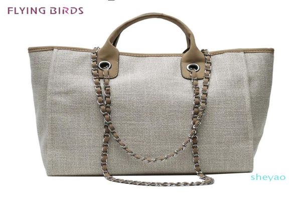 

evening bags flying birds 2021 women tote bag fashion canvas large handbag chains shoulder ladies big messenger shopping1826058