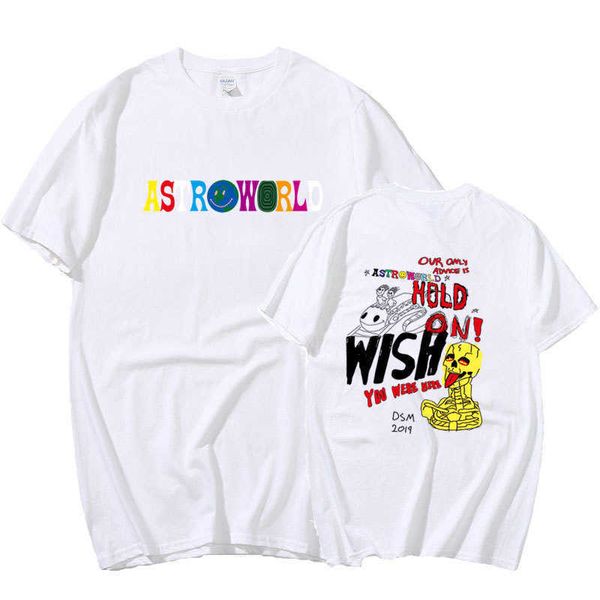 

t-shirt men tee fashion tras outwears sco designer loose high street men's double printed round neck short sleeve cz1u, White;black