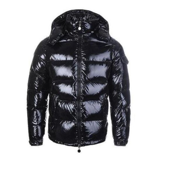 

mens jacket parka men women classic casual down jacket coats mens outdoor warm feather winter jacket8648379, Black
