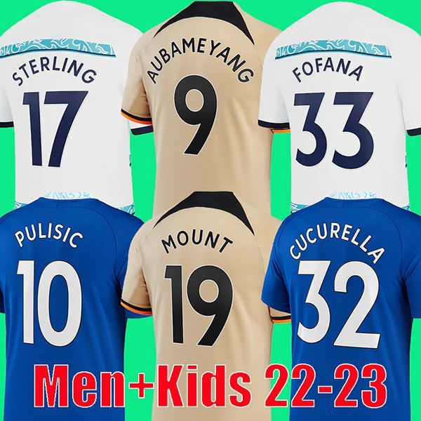 

cucurella 23 22 fofana shirt jersey sterling havertz football koulibaly mount 2022 kante pulisic soccer de camiseta futbol foot maillot tmof, Black