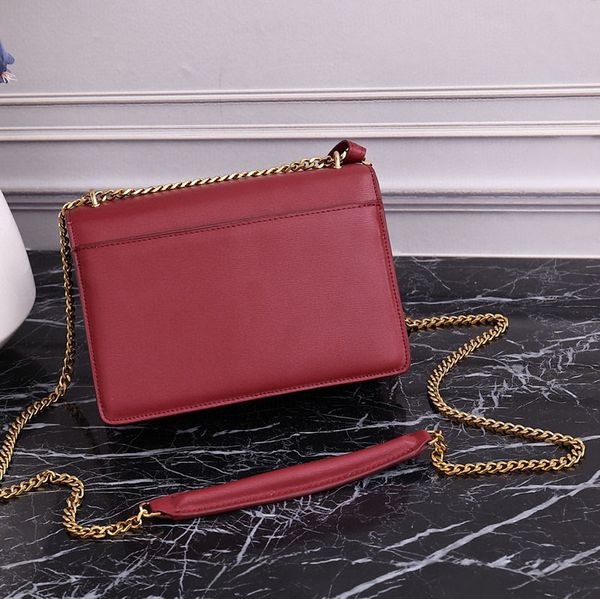 

bags crossbody designer luxurys large capacity real leather bag sunset smooth flap bag purse envelope handle mini pochette messenger ladies