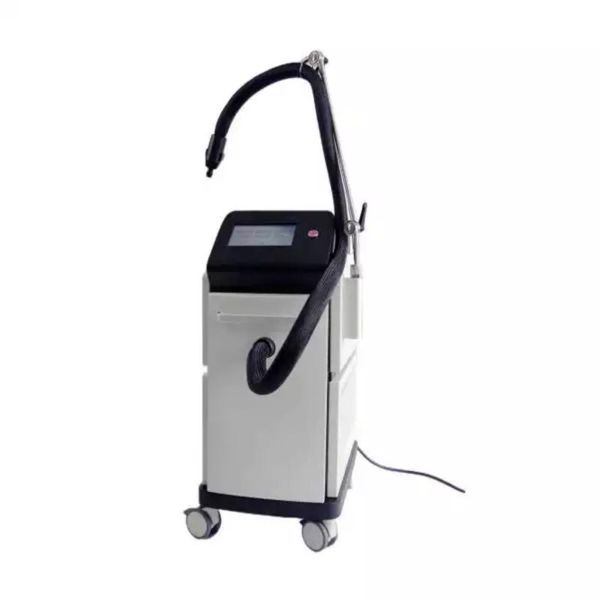 

vertical pain relief low temperature cold laser treatment cryo chiller cold air skin cooling machine manufactory price, Black