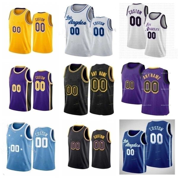 

los angeles''lakers''custom men women youth 35 wenyen gabriel 20 cole swider 7 troy brown jr. lebron 23 james anthony 3, Black;red