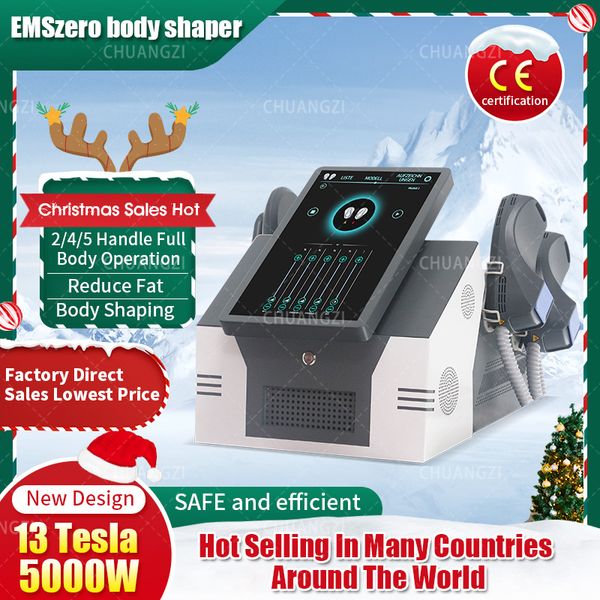 

christmas shopping spree dls-emslim neo 13 tesla body carving machine 5000w ems electromagnetic emszero neo hi-emt salon