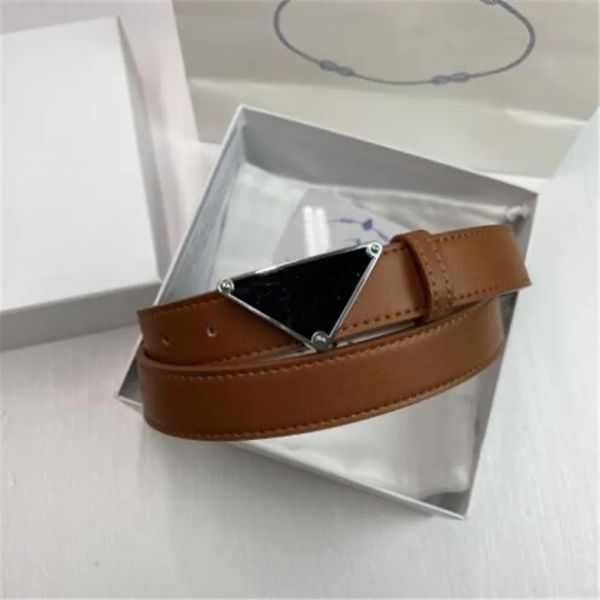 

lady designer belts leather 3cm wide 5a quality men's belt triangular buckle cnosme ladies belt cintura ceintures
